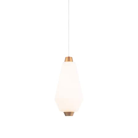 Dweled Amelia 7in LED Mini Pendant 3000K in Aged Brass PD-392